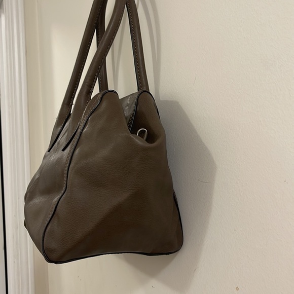 Guess vintage leather brown mini shoulder bag - Picture 3 of 8